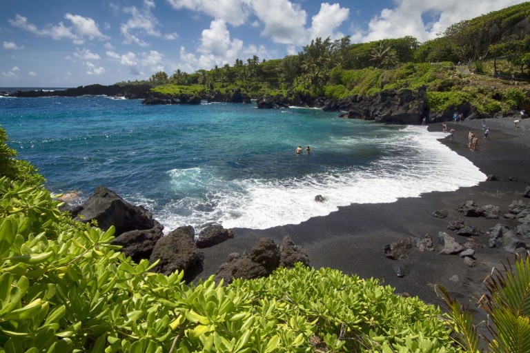 Wai‘ānapanapa Beach, Maui.