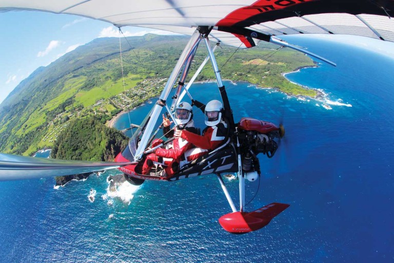 hang gliding maui