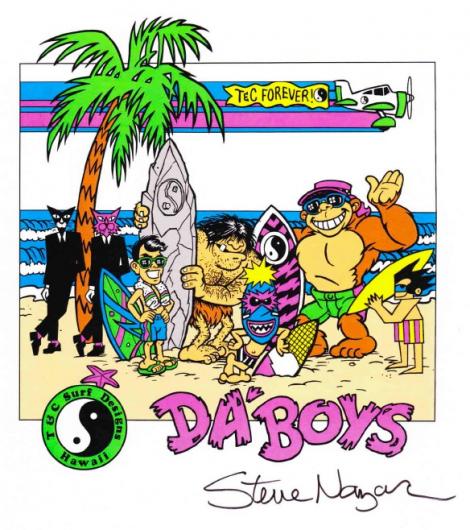 steve nazar town and country surf designs characters