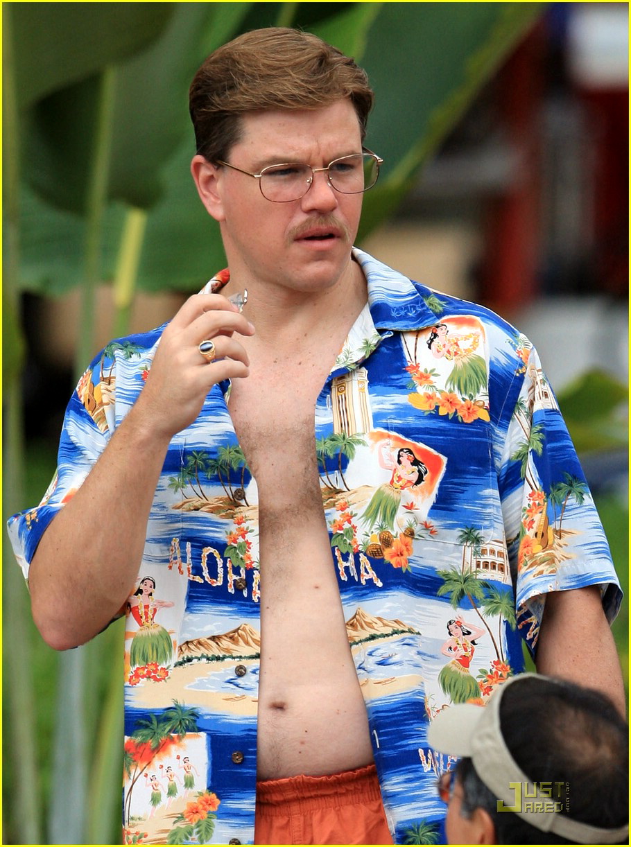 Matt_Damon_gains_gut_films_Hawaii