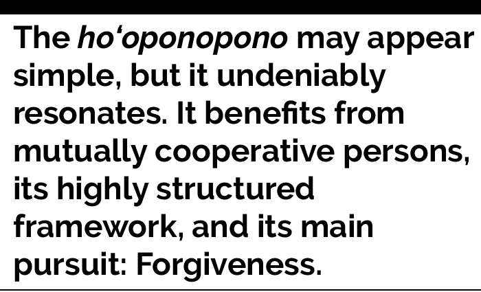 hooponopono hawaii practice healing