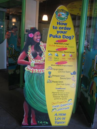 Puka Dog Menu
