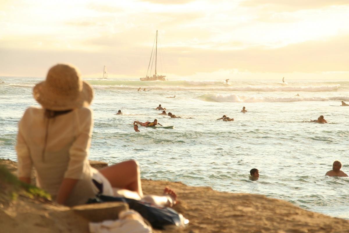 beach hawaii relax