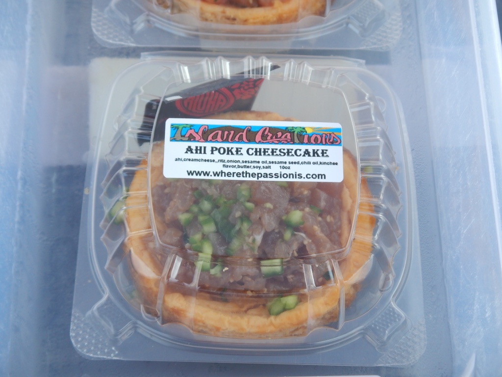 ahi poke cheesecake
