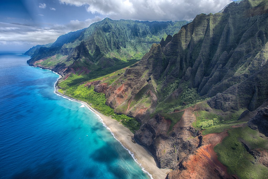 Na'pali Coast Aerial