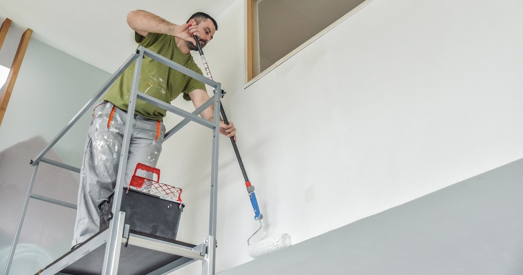 painting the walls