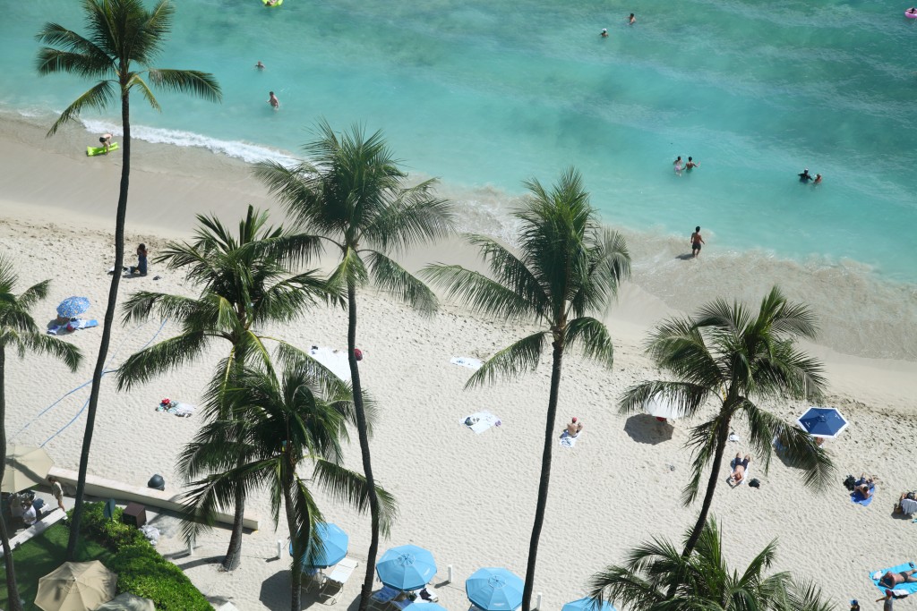 Waikiki Beach From Above