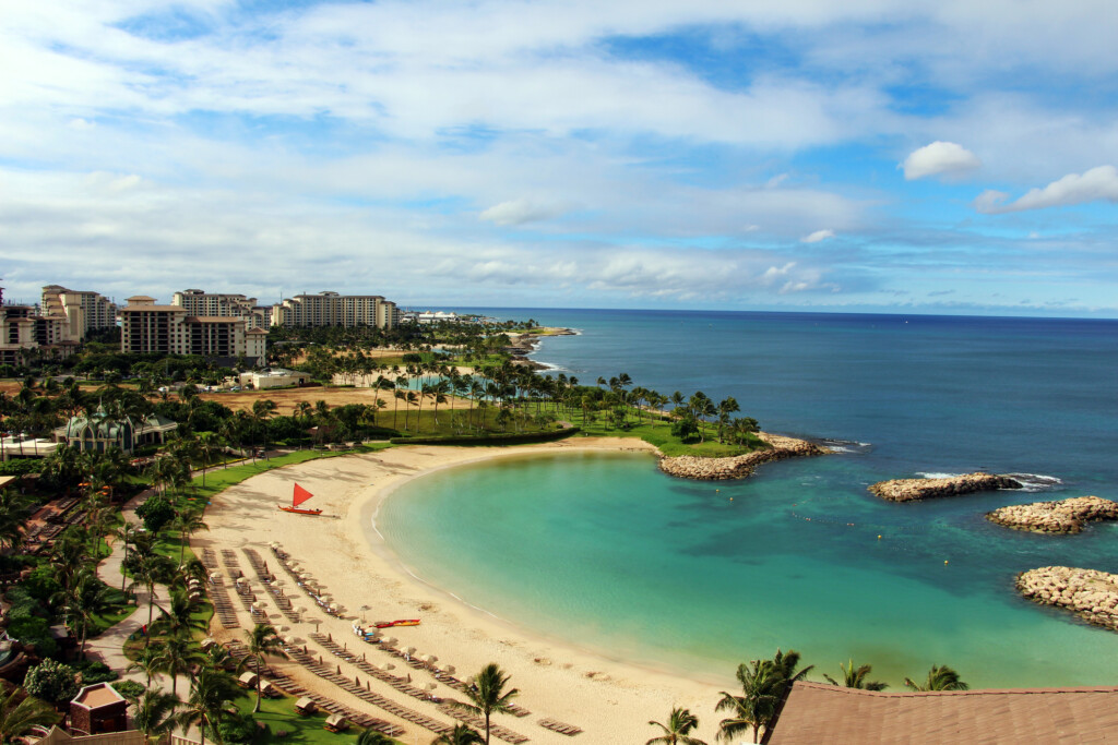 View Of The Lagoon And Ocean