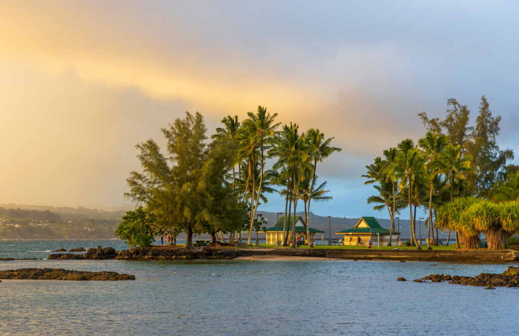 Beautiful Liliuokalani Park And Gardens In Hilo, Hawaii