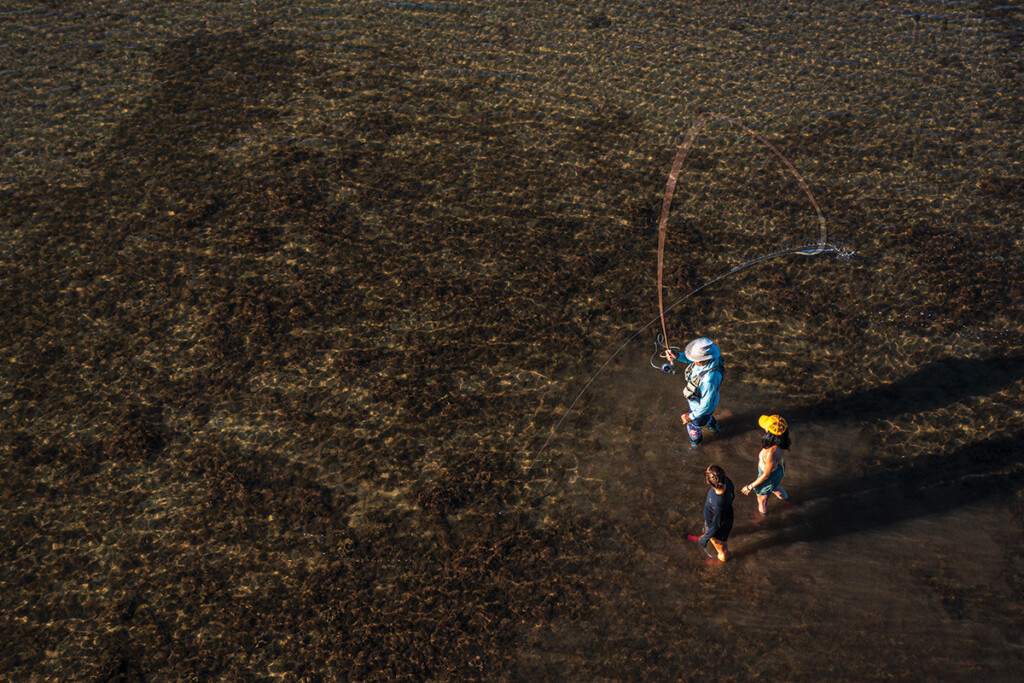 Fly Fishing. Kaunakakai, Molokai