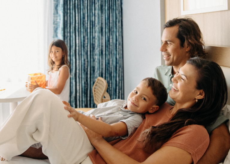 Malia Family In Bed